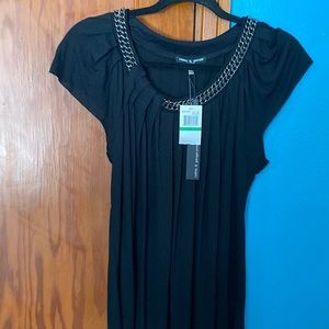Womens Petite Cable & Gauge L Black